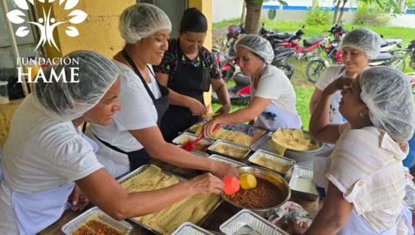 We're promoting technical training in Nueva Concepción with new cooking and mechanics courses